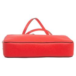 مملوكة مسبقًا Michael Kors Red Saffiano Leather Jet Set Camera Crossbody Bag