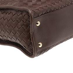 مملوكة مسبقًا MICHAEL Michael Kors Brown Woven Leather Hamilton Tote