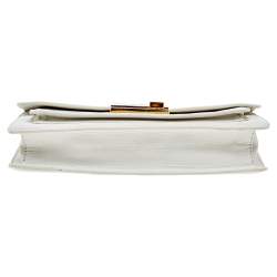 مملوكة مسبقًا Michael Kors White Leather Medium Cece Shoulder Bag
