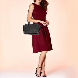 Pre Owned Michael Kors Black Leather Selma Satchel