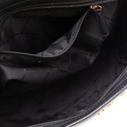 Pre Owned Michael Kors Black Leather Selma Satchel