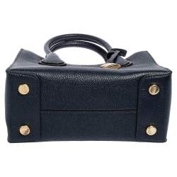 Pre Owned حقيبة يد مايكل كورس ميني ميرسر جلد أزرق