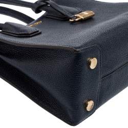 Pre Owned حقيبة يد مايكل كورس ميني ميرسر جلد أزرق