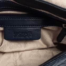 Pre Owned Michael Kors Navy Blue Quilted Leather Hamilton Chain Shoulder Bag