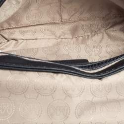 Pre Owned Michael Kors Navy Blue Quilted Leather Hamilton Chain Shoulder Bag