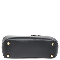 Pre Owned حقيبة ساتشل مايكل كورس فلورنس جلد أسود