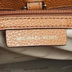 Pre Owned Michael Kors Multicolor Coated Canvas And Leather Bristol Medium Top Handle Bag