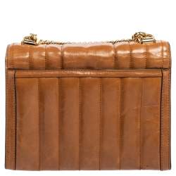 Pre Owned حقيبة كتف مايكل كورس وايتني جلد مبطنة بني