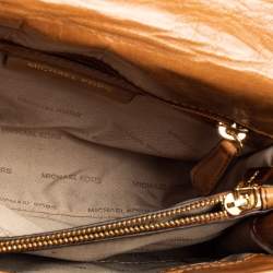 Pre Owned حقيبة كتف مايكل كورس وايتني جلد مبطنة بني