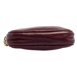 مملوكة مسبقًا Michael Kors Burgundy Leather Camera Crossbody Bag