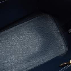 Pre Owned حقيبة يد مايكل كورس ترافل جت ست جلد كحلي صغيرة