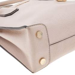 Pre Owned Michael Kors Blush Pink Leather Mini Mercer Tote