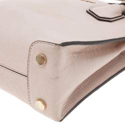 Pre Owned Michael Kors Blush Pink Leather Mini Mercer Tote
