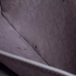 Pre Owned حقيبة كروس مايكل كورس جيت سيت جلد سافيانو رصاصي كبيرة