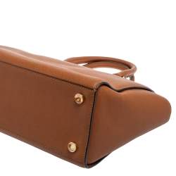 مملوكة مسبقًا Michael Kors Brown Leather Large Selma Satchel