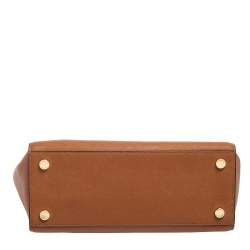 مملوكة مسبقًا Michael Kors Brown Leather Large Selma Satchel