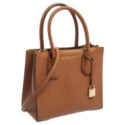 Pre Owned Michael Kors Brown Leather Satchel