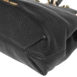 مملوكة مسبقًا MICHAEL Michael Kors Black Leather Jet Set Chain Shoulder Bag