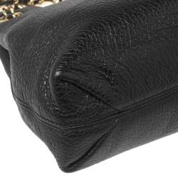 مملوكة مسبقًا MICHAEL Michael Kors Black Leather Jet Set Chain Shoulder Bag