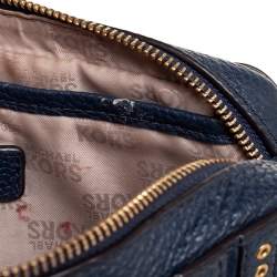 Pre Owned حقيبة كتف مايكل كورس غرينويتش جلد سافيانو أسود صغيرة