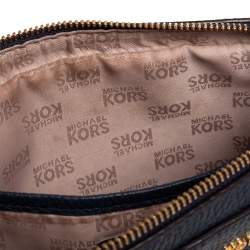 Pre Owned حقيبة كتف مايكل كورس غرينويتش جلد سافيانو أسود صغيرة