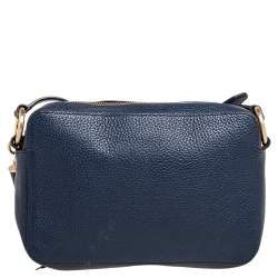 Pre Owned حقيبة كتف مايكل كورس غرينويتش جلد سافيانو أسود صغيرة