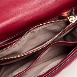 مملوكة مسبقًا Michael Kors Burgundy Leather Small Whitney Shoulder Bag