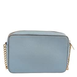 Pre Owned حقيبة كاميرا كروس مايكل كورس جيت سيت جلد أزرق