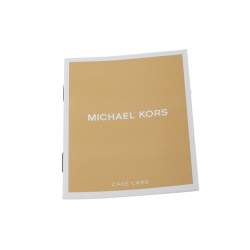 Pre Owned Michael Kors Blush Pink Leather Mott Chain Clutch