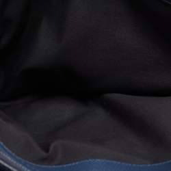 Pre Owned Michael Kors Navy Blue Leather Harrison Briefcase