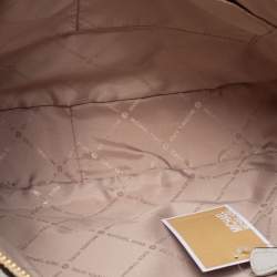 Pre Owned Michael Kors White Leather Bedford Hobo