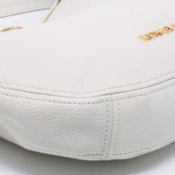 Pre Owned Michael Kors White Leather Bedford Hobo