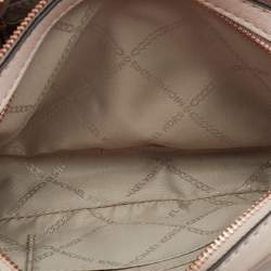 Pre Owned حقيبة كروس مايكل كورس جلد وردي مرصعة