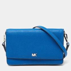 Michael Kors Blue Leather Phone Wallet Crossbody Bag Michael Kors | TLC