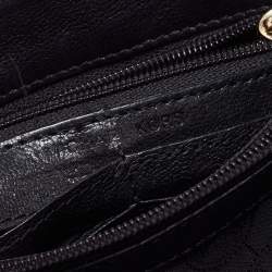 مملوكة مسبقًا حقيبة كروس مايكل كورس سلوان جلد أسود