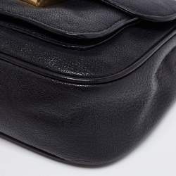 مملوكة مسبقًا حقيبة كروس مايكل كورس سلوان جلد أسود