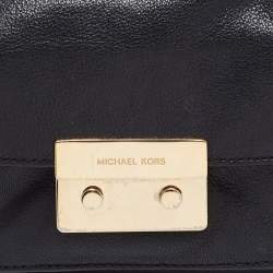 مملوكة مسبقًا حقيبة كروس مايكل كورس سلوان جلد أسود