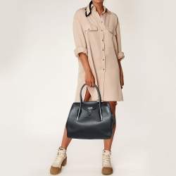 مملوكة مسبقًا حقيبة يد توتس مايكل كورس كولكشن بلانكروفت جلد أسود