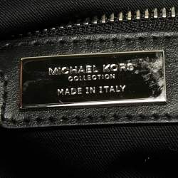 مملوكة مسبقًا حقيبة يد توتس مايكل كورس كولكشن بلانكروفت جلد أسود