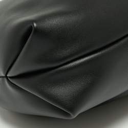Michael Kors Black Faux Leather Extra-Large Nola Clutch Bag