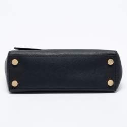 Pre Owned Michael Kors Black Leather Small Ava Top Handle Bag