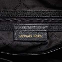 Pre Owned حقيبة كتف مايكل كورس إلانا جلد أسود