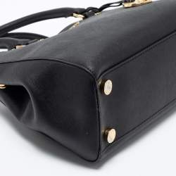 مملوكة مسبقًا Michael Kors Black Leather Medium Sutton Tote