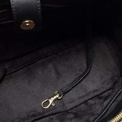 مملوكة مسبقًا Michael Kors Black Leather Medium Sutton Tote