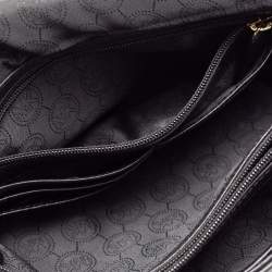 Pre Owned حقيبة كتف مايكل كورس سلوان جلد أسود كبيرة