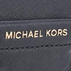 Pre Owned حقيبة كلتش مايكل كورس كارلا جلد أسود بسلسلة