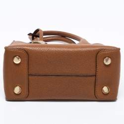 Pre Owned MICHAEL Michael Kors Brown Leather Mini Mercer Tote