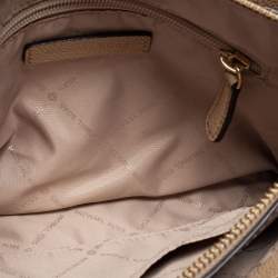 Pre Owned حقيبة كتف مايكل كورس نيكول جلد بيج 