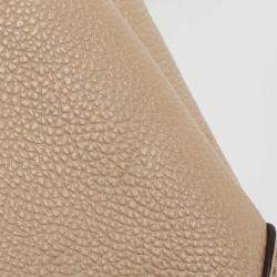 Pre Owned حقيبة كتف مايكل كورس نيكول جلد بيج 