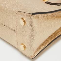 مملوكة مسبقًا Michael Kors Gold Leather Mercer Tote